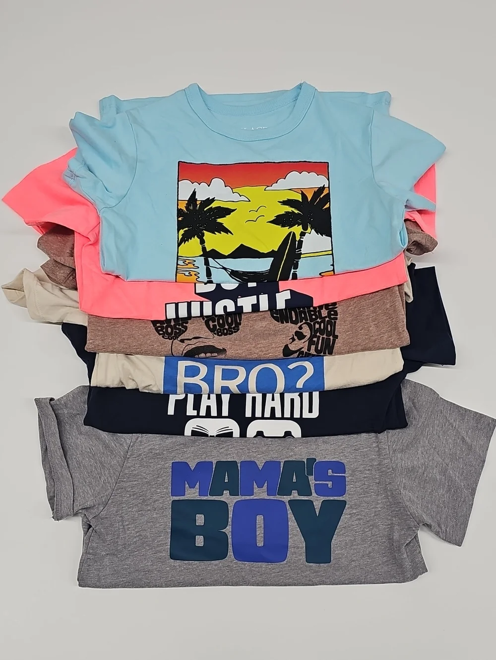 NWOT The Children's Place 6 Piece Short Sleeve Tee Size 5/6T